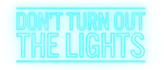 Logo of Don't Turn Out the Lights image size 2913x1239