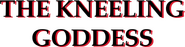 Logo of The Kneeling Goddess image size 479x121