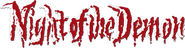 Logo of Night of the Demon image size 783x203