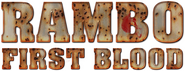 Logo of First Blood image size 1247x480