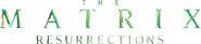 Logo of The Matrix Resurrections image size 779x172