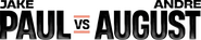 Logo of Jake Paul vs. Andre August image size 979x194