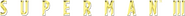Logo of Superman III image size 2234x193