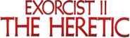Logo of Exorcist II: The Heretic image size 792x234