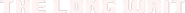Logo of The Long Wait image size 769x56