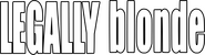 Logo of Legally Blonde image size 1600x432