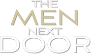 Logo of The Men Next Door image size 1510x895