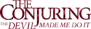 Logo of The Conjuring: The Devil Made Me Do It image size 3984x1299