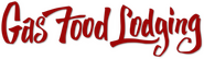 Logo of Gas Food Lodging image size 796x231