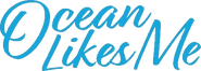 Logo of Ocean Likes Me image size 445x159