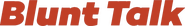 Logo of Blunt Talk image size 1127x161