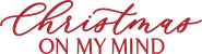 Logo of Christmas On My Mind image size 1773x479