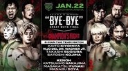 Backdrop of NOAH: Great Muta Final "BYE-BYE" image size 3840x2160