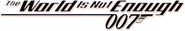 Logo of The World Is Not Enough image size 1252x208
