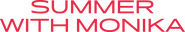 Logo of Summer with Monika image size 4311x757