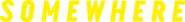 Logo of Somewhere image size 4313x511