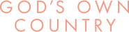 Logo of God's Own Country image size 4320x1066