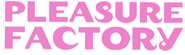 Logo of Pleasure Factory image size 986x294