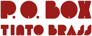Logo of P.O. Box Tinto Brass image size 1329x514