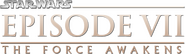 Logo of Star Wars: The Force Awakens image size 785x228