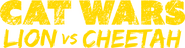 Logo of Cat Wars: Lion vs. Cheetah image size 3514x918