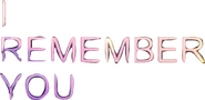 Logo of I Remember You image size 563x275