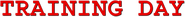 Logo of Training Day image size 787x74
