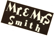 Logo of Mr. & Mrs. Smith image size 777x531