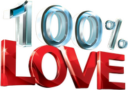 Logo of 100% Love image size 556x391