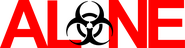 Logo of Alone image size 4314x1120