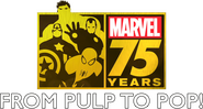 Logo of Marvel: 75 Years, from Pulp to Pop! image size 1440x768