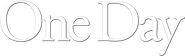 Logo of One Day image size 783x235