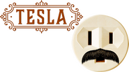 Logo of Tesla image size 990x552