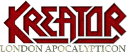 Logo of Kreator - London Apocalypticon image size 1306x539