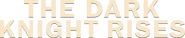 Logo of The Dark Knight Rises image size 4318x886