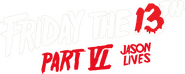 Logo of Friday the 13th Part VI: Jason Lives image size 708x283