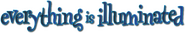 Logo of Everything Is Illuminated image size 396x71