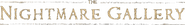 Logo of The Nightmare Gallery image size 598x81