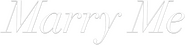 Logo of Marry Me image size 1184x287
