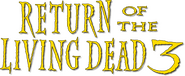 Logo of Return of the Living Dead III image size 722x297