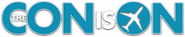 Logo of The Con Is On image size 1648x332