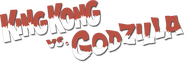 Logo of King Kong vs. Godzilla image size 789x265