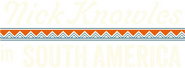 Logo of Nick Knowles in South America image size 719x264