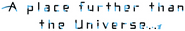 Logo of A Place Further Than the Universe image size 794x134