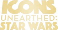 Logo of Icons Unearthed: Star Wars image size 2383x1252