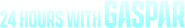 Logo of 24 Hours with Gaspar image size 1277x190