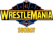Logo of WrestleMania 41: Sunday image size 1582x991
