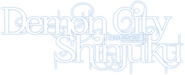Logo of Demon City Shinjuku image size 743x302