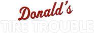 Logo of Donald's Tire Trouble image size 787x277