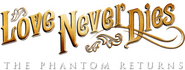 Logo of Love Never Dies image size 997x377